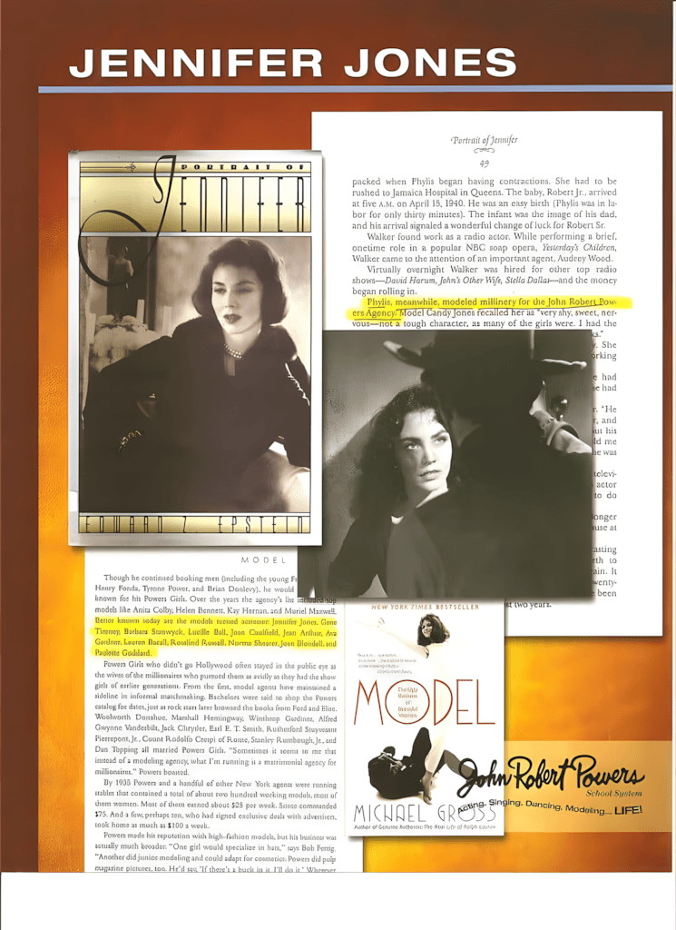 Jennifer Jones - a legacy of John Robert Powers